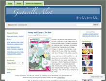 Tablet Screenshot of geekerella.wordpress.com