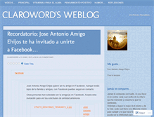 Tablet Screenshot of claroword.wordpress.com