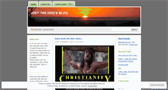 Desktop Screenshot of joeythedog.wordpress.com