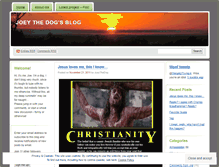 Tablet Screenshot of joeythedog.wordpress.com