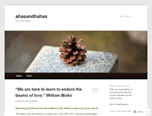 Tablet Screenshot of ahasandhahas.wordpress.com