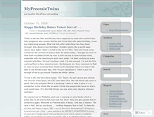 Tablet Screenshot of mypreemietwins.wordpress.com