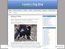 Tablet Screenshot of louisesdogblog.wordpress.com