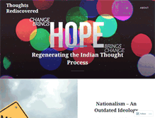 Tablet Screenshot of debatingindia.wordpress.com