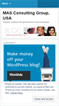 Mobile Screenshot of masconsultinggroupusa.wordpress.com
