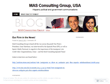 Tablet Screenshot of masconsultinggroupusa.wordpress.com