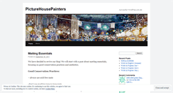 Desktop Screenshot of picturehousepainters.wordpress.com