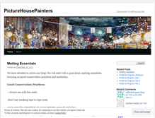 Tablet Screenshot of picturehousepainters.wordpress.com