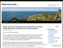 Tablet Screenshot of pieknajakokret.wordpress.com