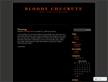 Tablet Screenshot of chucrute.wordpress.com