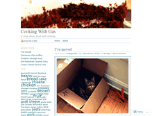 Tablet Screenshot of cookingwithgas.wordpress.com