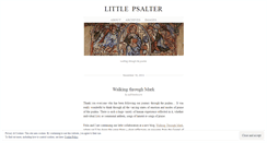 Desktop Screenshot of littlepsalter.wordpress.com