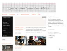 Tablet Screenshot of centrodecultivoscontemporaneosdelbarrio.wordpress.com