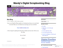 Tablet Screenshot of mandymystiques.wordpress.com