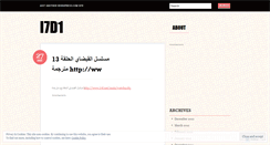 Desktop Screenshot of i7d1.wordpress.com