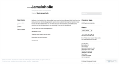 Desktop Screenshot of jamaloholic.wordpress.com