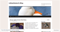 Desktop Screenshot of littlewhiteduck.wordpress.com