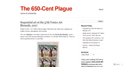 Desktop Screenshot of 650centplague.wordpress.com