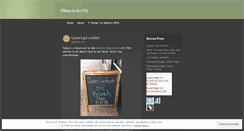 Desktop Screenshot of pilatesinthecity.wordpress.com