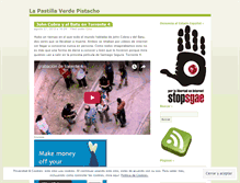 Tablet Screenshot of lapastillaverdepistacho.wordpress.com