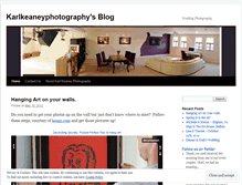 Tablet Screenshot of karlkeaneyphotography.wordpress.com