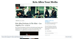 Desktop Screenshot of krisallentourmedia.wordpress.com