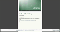 Desktop Screenshot of nlenkel.wordpress.com