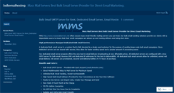 Desktop Screenshot of bulkemailhosting.wordpress.com