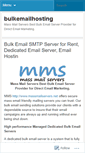 Mobile Screenshot of bulkemailhosting.wordpress.com