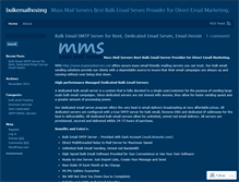 Tablet Screenshot of bulkemailhosting.wordpress.com