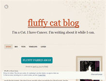 Tablet Screenshot of fluffycatblog.wordpress.com