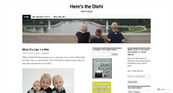 Desktop Screenshot of heresthediehl.wordpress.com