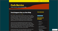 Desktop Screenshot of curbservice.wordpress.com