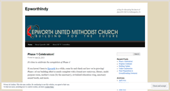 Desktop Screenshot of epworthindy.wordpress.com