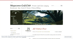 Desktop Screenshot of mayacama.wordpress.com