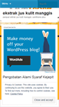 Mobile Screenshot of ekstrakjuskulitmanggis.wordpress.com