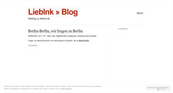 Desktop Screenshot of lieblnk.wordpress.com