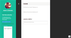 Desktop Screenshot of bekkileonard.wordpress.com