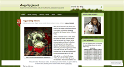 Desktop Screenshot of dogsbyjanet.wordpress.com