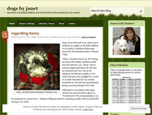 Tablet Screenshot of dogsbyjanet.wordpress.com