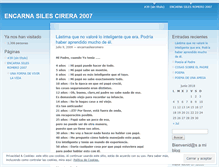 Tablet Screenshot of encarnasilesromero.wordpress.com