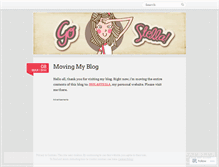 Tablet Screenshot of gostella.wordpress.com