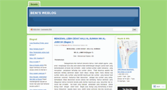 Desktop Screenshot of beni64.wordpress.com