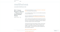 Desktop Screenshot of meltheives.wordpress.com