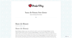 Desktop Screenshot of cn.bancdebinaryfreedemo.wordpress.com