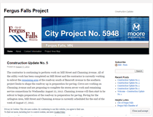 Tablet Screenshot of fergusfallsproject.wordpress.com