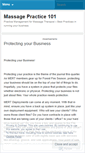 Mobile Screenshot of massagepractice.wordpress.com