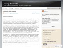 Tablet Screenshot of massagepractice.wordpress.com