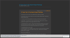Desktop Screenshot of moreaboutblogseotips.wordpress.com