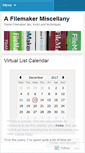 Mobile Screenshot of filemakermisc.wordpress.com